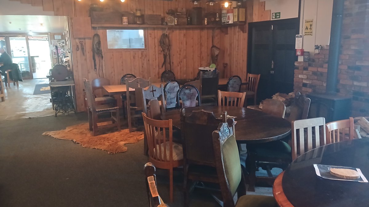 Rustic dining room at Black Dog Tavern