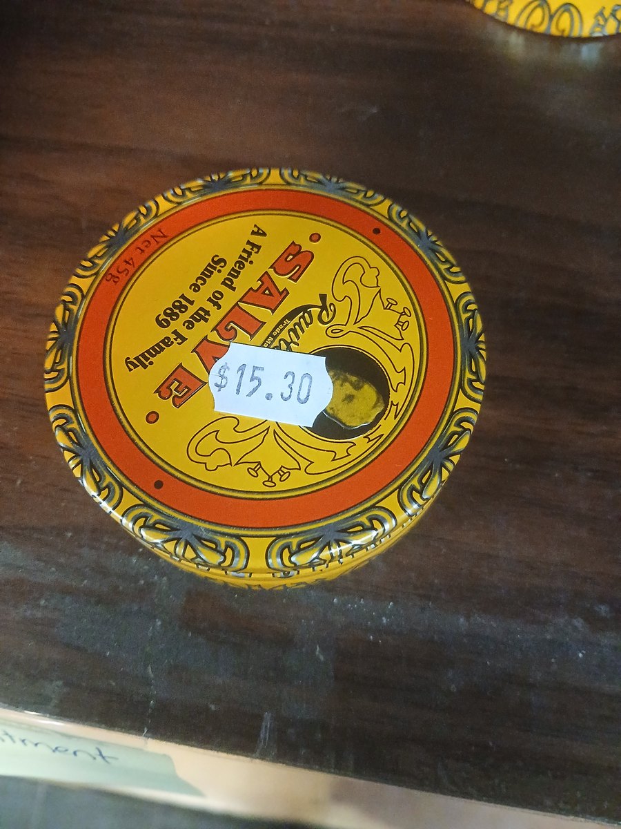 Rawleigh's Salve tin, 45g