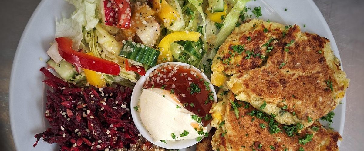 Corn fritters — Goat Horn Cafe