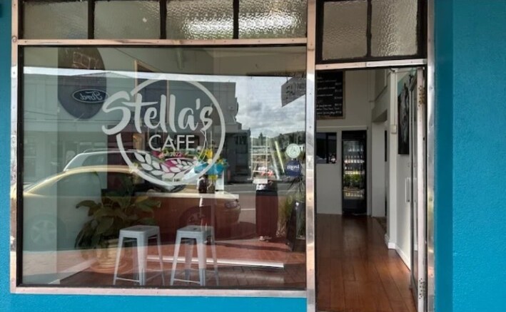 Stella's Cafe storefront in Waipukurau