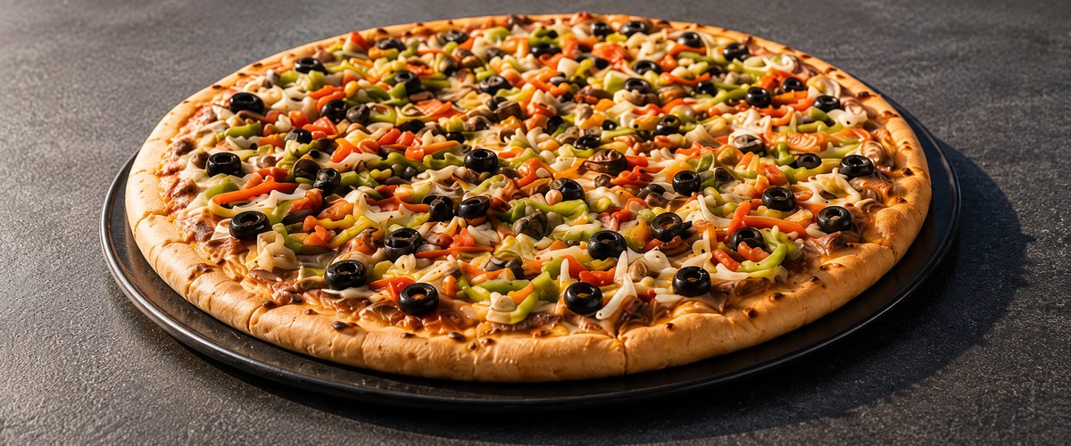 The Sweet Spot — loaded pizza fresh from the oven